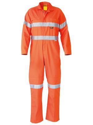 Bisley Workwear 3m Taped Hi Vis Drill Coverall BC607T8